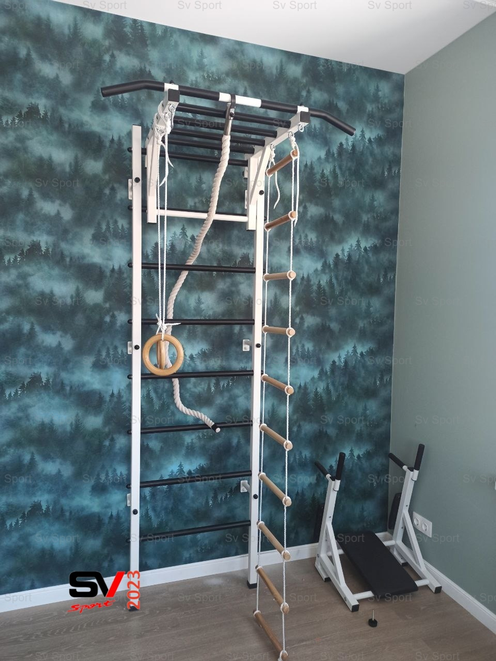 Монтаж шведской стенки Sv Sport в пеноблочные, газоблочные стены