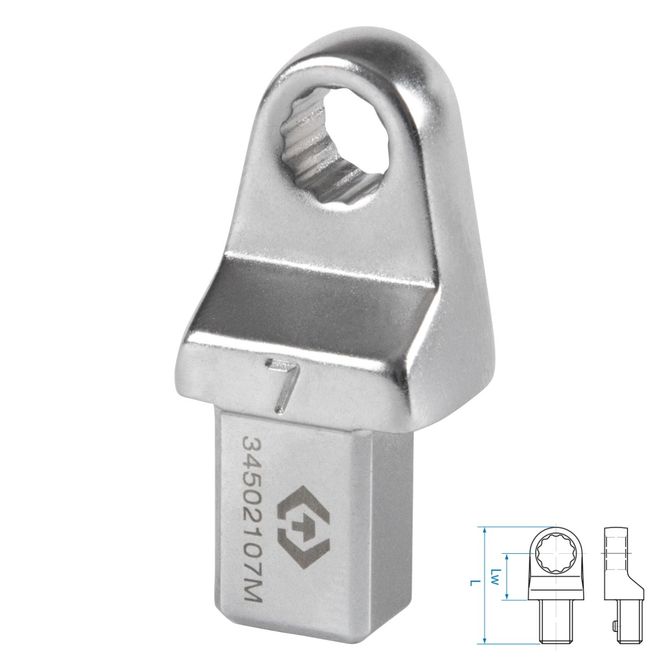 KING TONY (34502107M) Насадка накидная серии "FIT", 7 мм, 9х12 мм