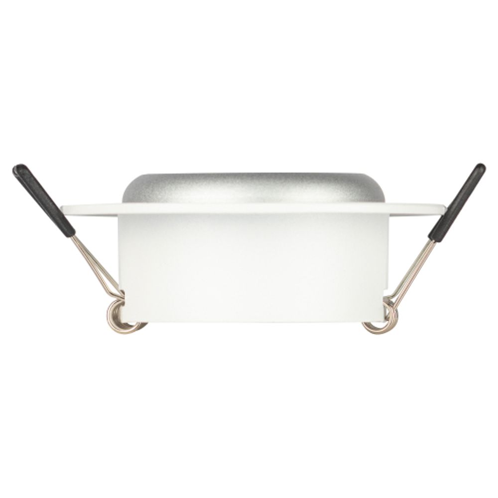 Встраиваемый светильник алюминиевый ЭРА KL109 WH/SL MR16 GU5.3 белый/серебро матовый | Алюминиевые встраиваемые светильники