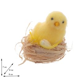 GAEM Фигурка декоративная "Цыпленок", L6 W6 H7 см, 3в.