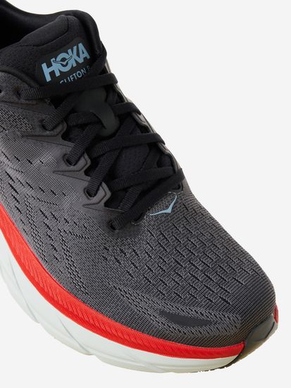 Кроссовки Hoka Clifton 8 Grey/Red