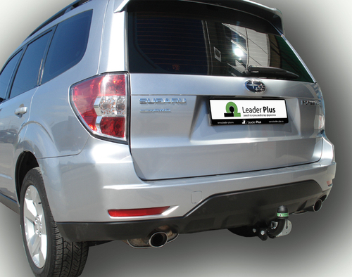 Фаркоп(прицепное) Лидер-Плюс для SUBARU FORESTER (SH) 2008-2013(паспорт и сертификат в комплекте)(без электрики)S306-A