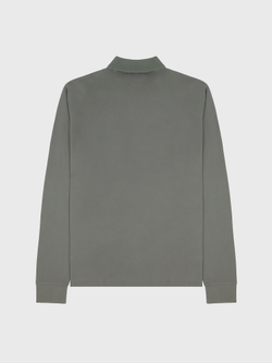 Поло с длинным рукавом C.P. Company Stretch Piquet Dark Green