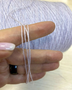 Пряжа бобинная Италия 290г / 1885 м,(100г-650м) 50% кашемир 50% крапива, тонкая нить для вязания, премиальная