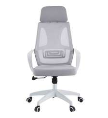 Офисное кресло Chairman CH636 белый пластик, светло-серый