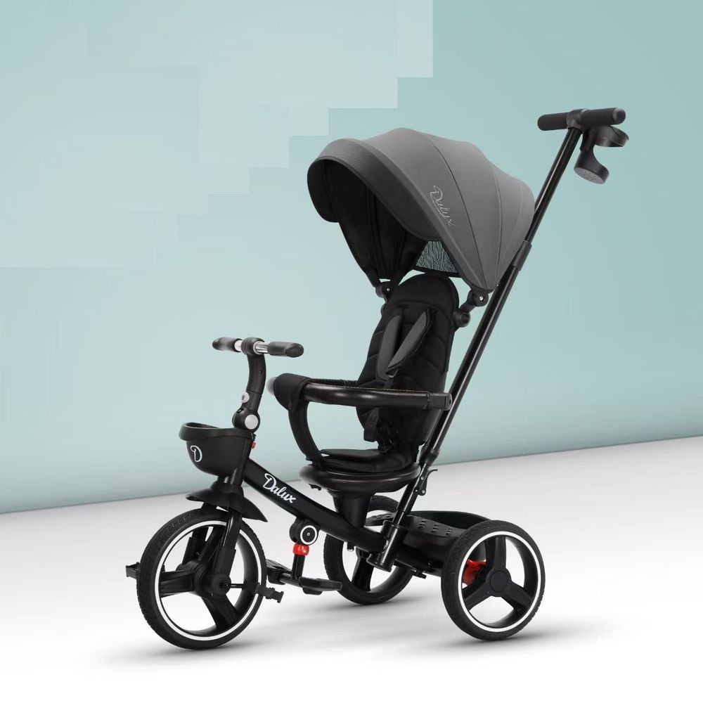 Трехколесный детский велосипед Luxmom 3588 (серый)