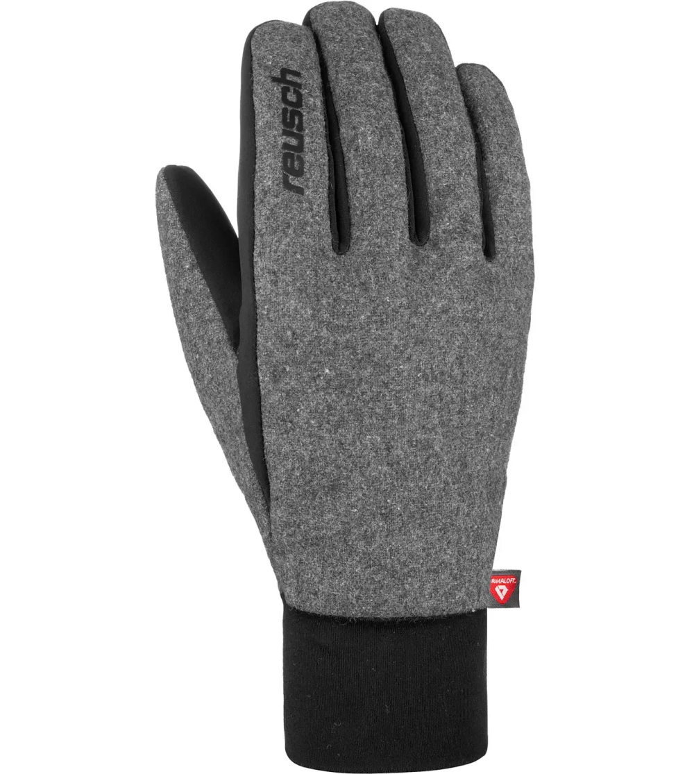Перчатки горнолыжные REUSCH Walk Touch-Tec Black/Grey Alpine Melange (inch (дюйм):7)