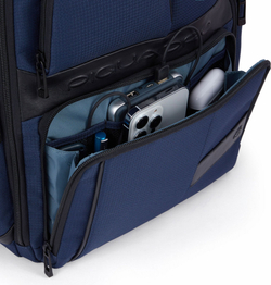 Рюкзак Piquadro Wollem CA6239W129BM/BLU синий полиэстер/натур.кожа
