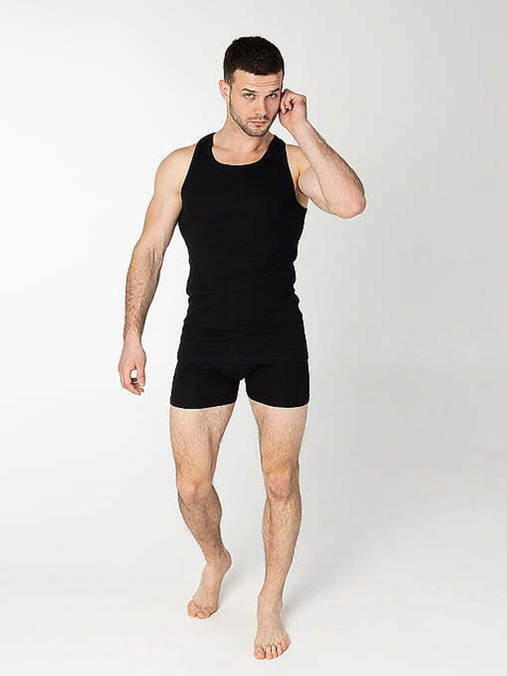 Майка мужская черный