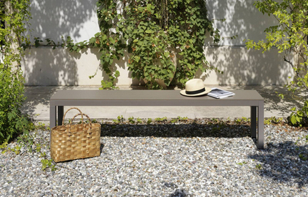 Скамейка металлическая Nardi Rio Bench, тортора