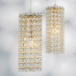 795322 Подвес CRISTALLO 1х40W G9 ЗОЛОТО