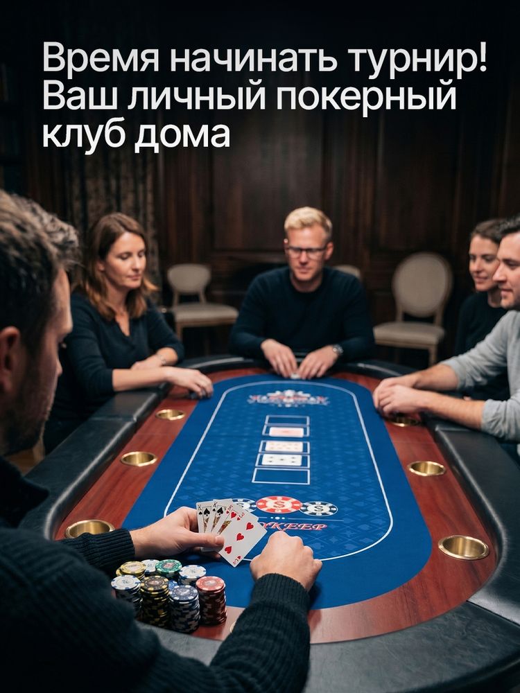 Игровой стол – покер DFC RAYKEEP 86&amp;quot;, на 10 мест, складной