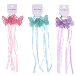 Резинки для волос детские 2шт «КОНФЕТКИ», бабочки, микс 5 цветов, d-3см/20