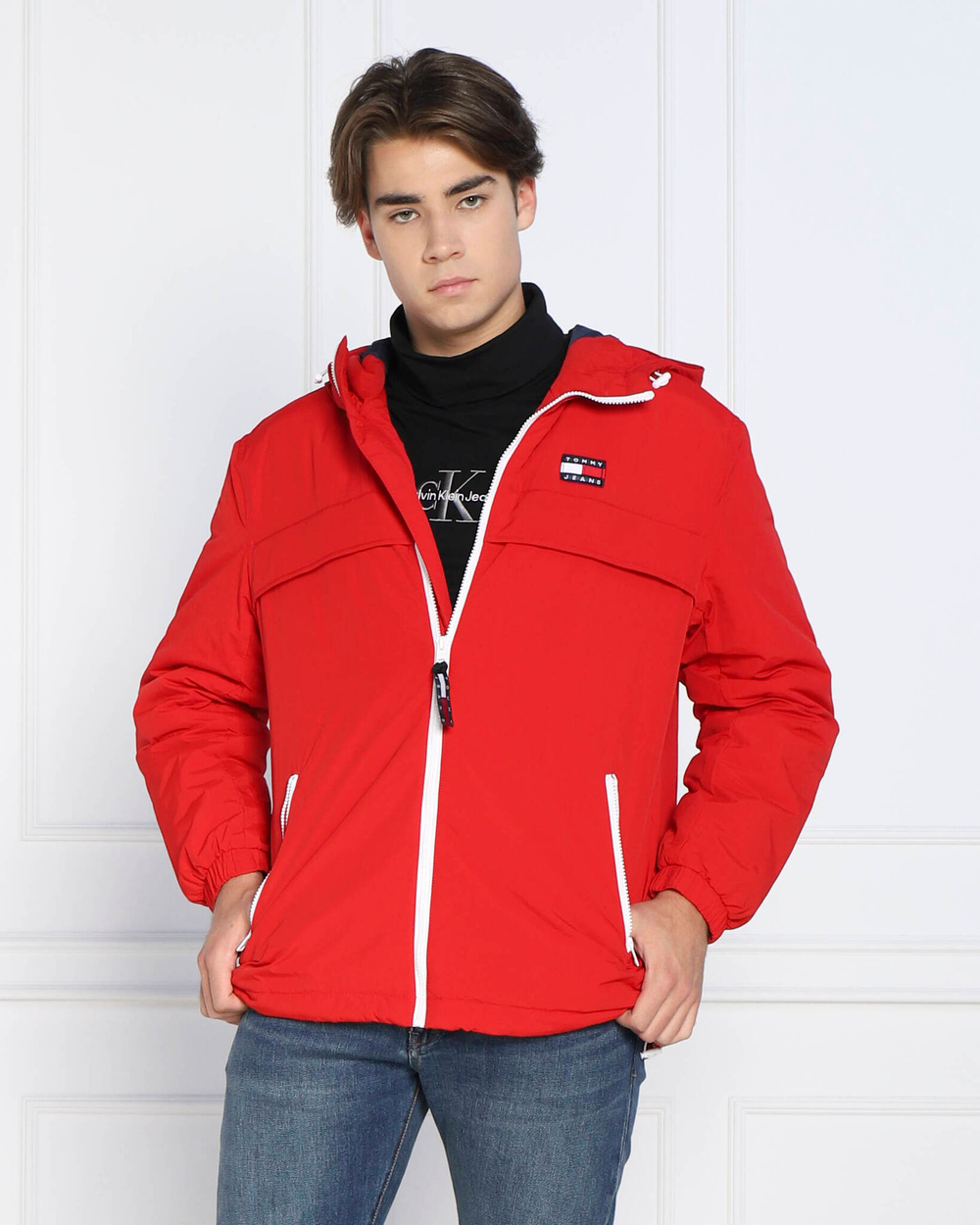 куртка solid chicago Tommy Jeans - красный(DM0DM14448)