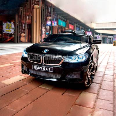 Детский электромобиль "BMW 6 GT" 12V, черный