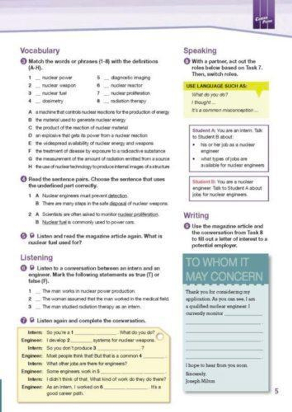 Nuclear Engineering (esp). Student's book. Учебник