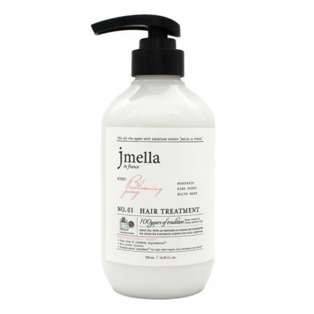 JMELLA Маска для волос &quot;Мандарин, розовый пион, белый мускус&quot;- IN FRANCE BLOOMING PEONY HAIR TREATMENT , 500 мл
