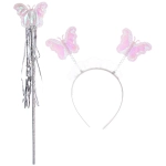 Карнавальный костюм «Волшебство» (юбка, ободок, волшебная палочка), Белый