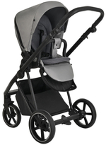 Детская коляска Roan Sol 3 в 1 с автокреслом Avionaut Silver Black RSL/1011 Cloud Grey