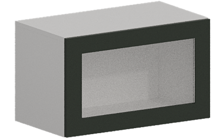 Кухня Модуль ШВГС 600 Ликата / Насыщенно-зеленый