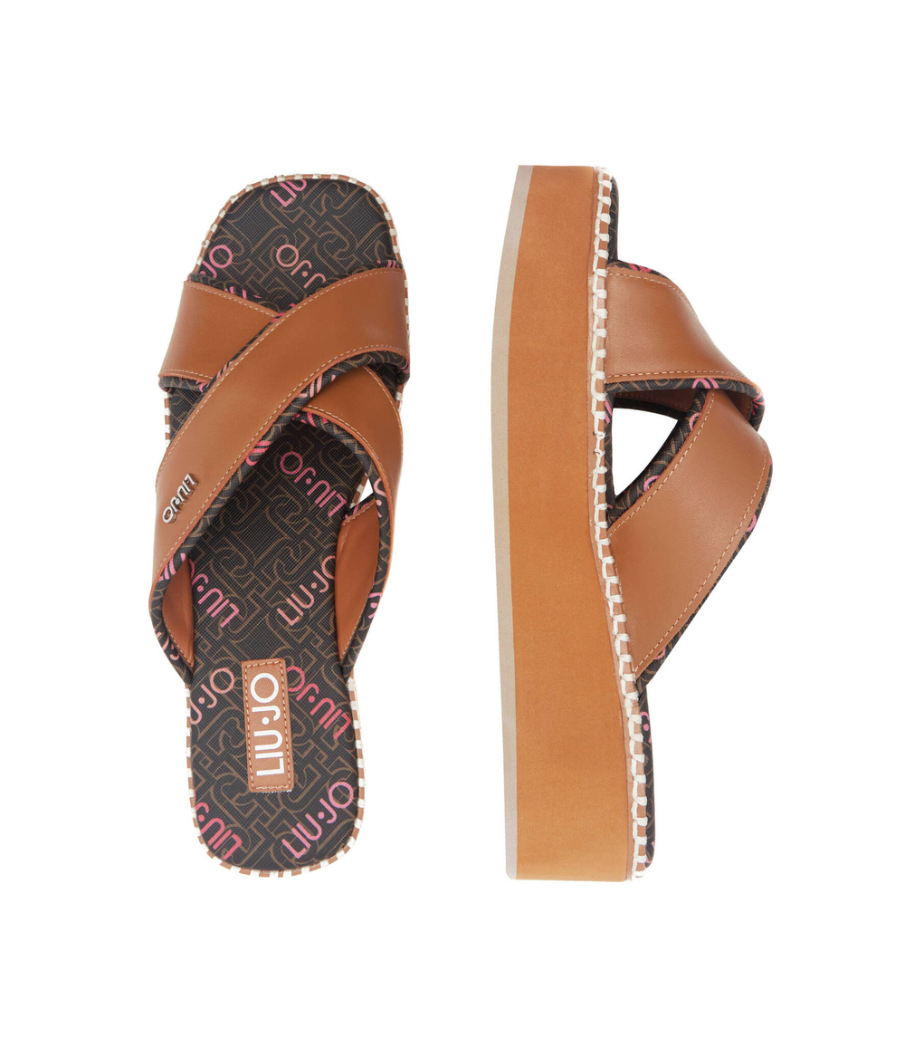 Шлепанцы ABA 21 Liu Jo - коричневый(SA3103 PX298)