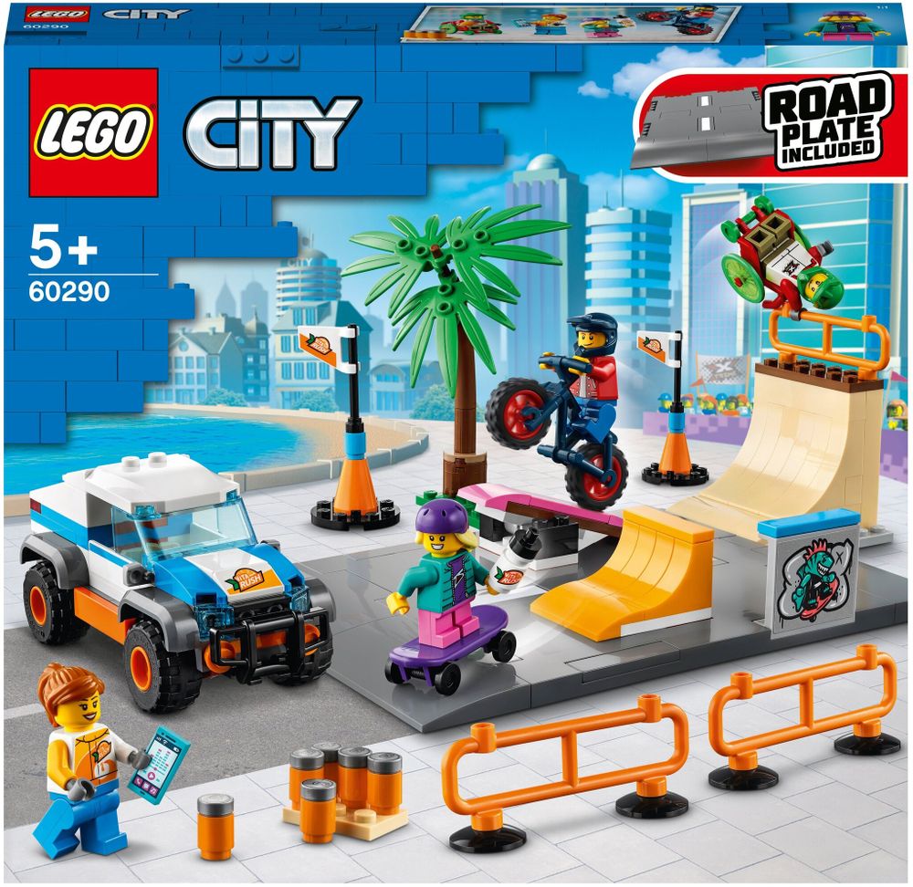 Конструктор LEGO City Community 60290 Скейт-парк