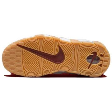 Nike Air Более современные детские баскетбольные кроссовки СРЕДНЕГО размера белого и красного оттенков