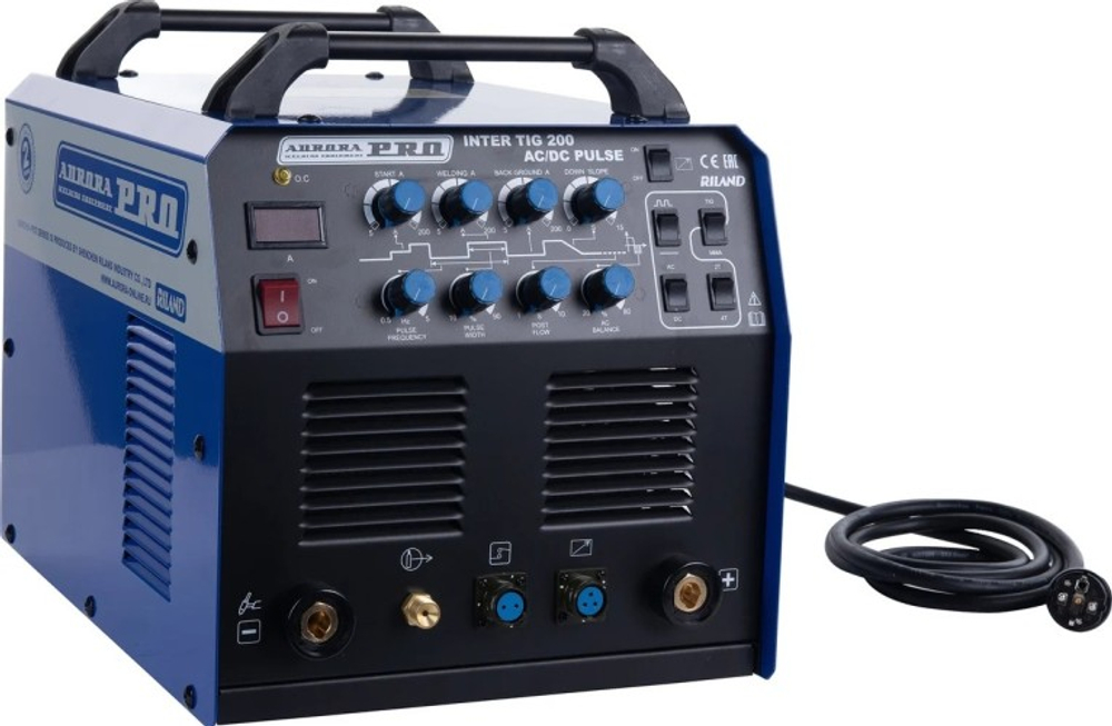 Аппарат аргонно-дуговой сварки AURORA INTER TIG 200 AC/DC PULSE 10052