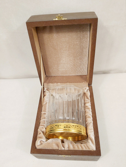 Подарочный бокал для виски "Герб" (Златоуст)