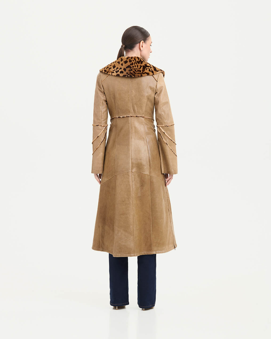 Пальто из овчины