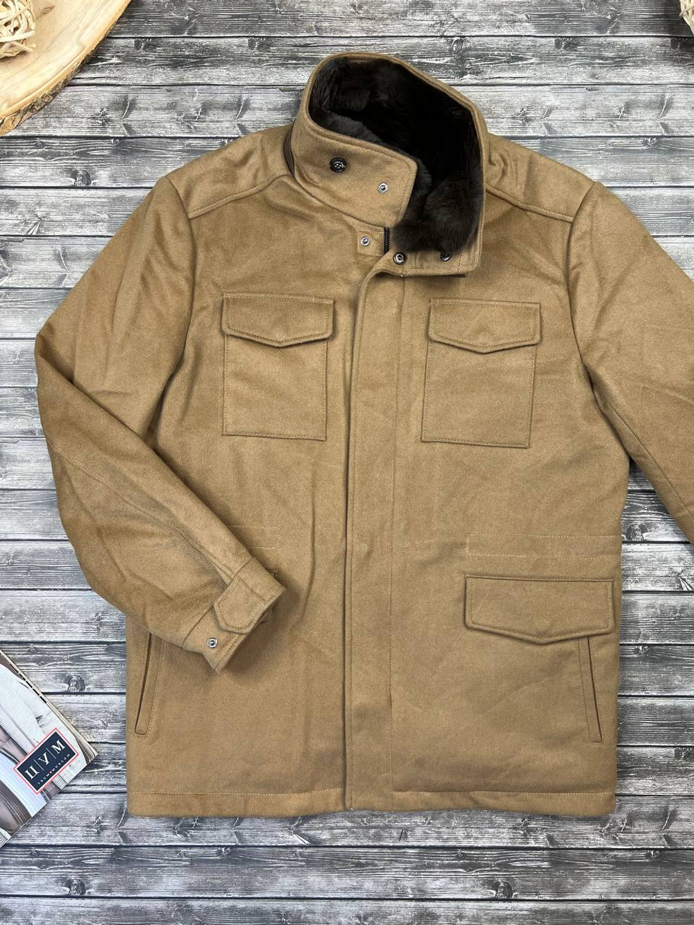 Куртка кашемировая с мехом Loro Piana