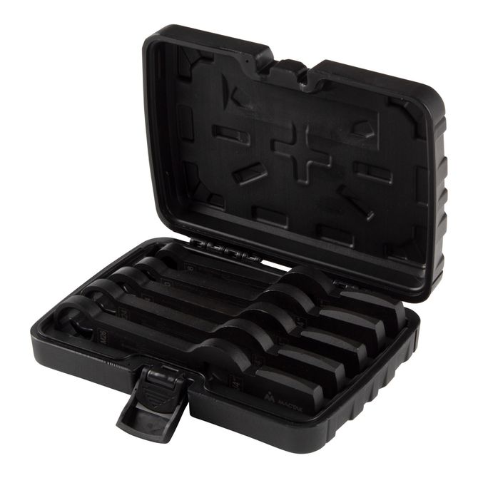 МАСТАК (102-20015C) Набор специальных ключей для монтажа / демонтажа суппортов грузовиков, 5 предметов, кейс