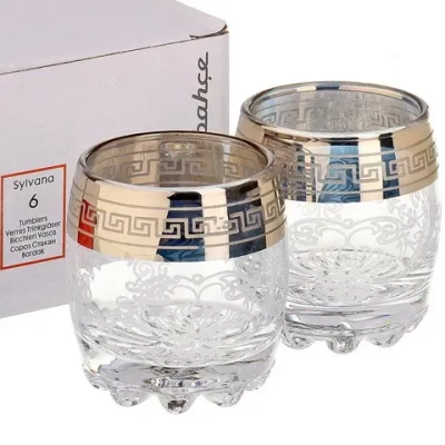 Набор 6 стопок, 80 мл Барокко