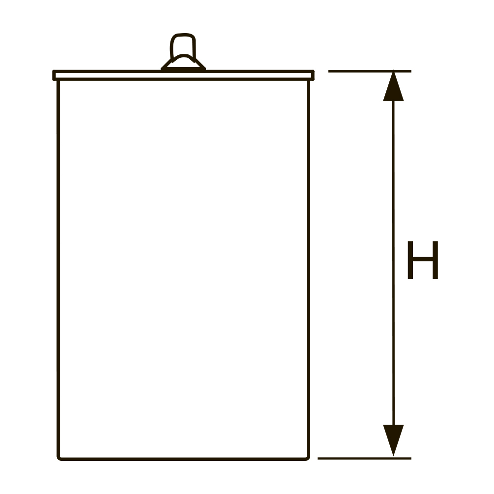 Стакан с мембраной для сифона "заниженный" 45мм TECEdrainline