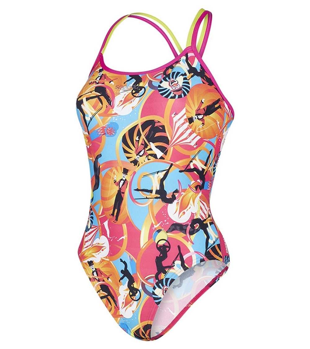 Купальник женский спортивный Speedo Solar Pavola Double Crossback