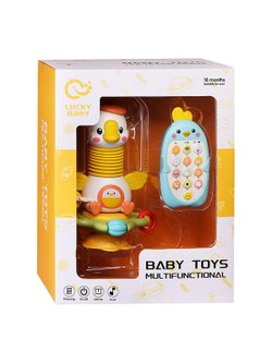 Набор игрушек развивающих Забавный утенок (LDJ230B-2)