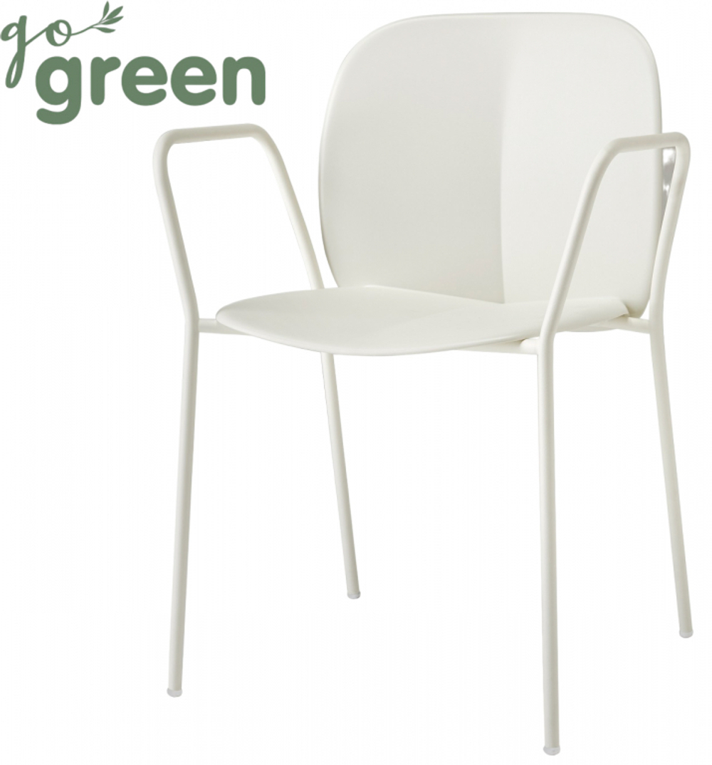 Кресло пластиковое Scab Design Mentha Go Green, лен