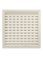 Решетка вентиляционная РРП разъемная регулируемая 250х250 пластик Ivory ERA