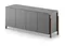 Тумба Basic 4 двери ширина 170 см (серый)