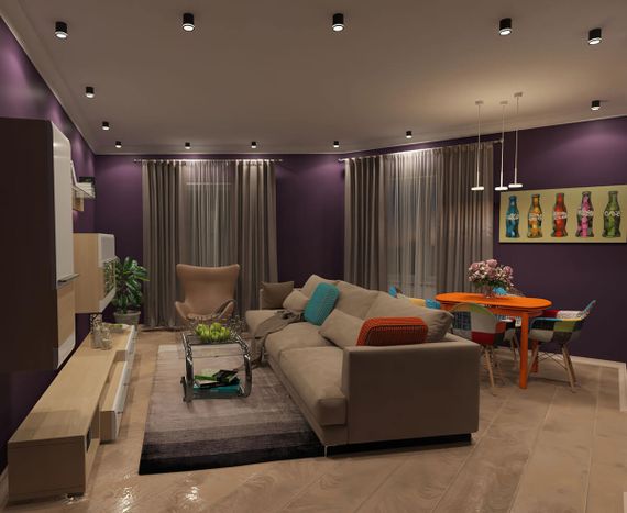 Точечный светодиодный светильник Denkirs DK4016-BK