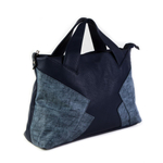 Женская средняя синяя сумка с оригинальным дизайном из искусственной кожи 39х24х9 см COSCET М-СД-114