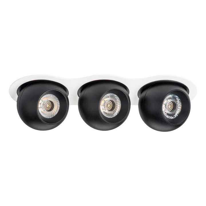 Комплект из светильника и рамки Lightstar Intero Ball (217636+217072+217072+217072) i636727272