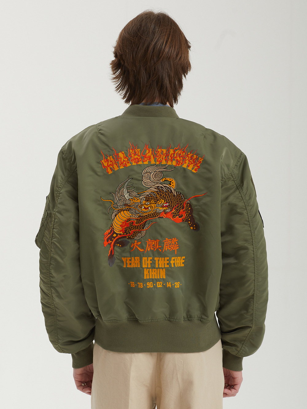 Мужской Бомбер Fire Kirin Tour Asym L2b