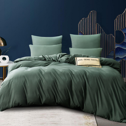 КПБ Однотонный Сатин CS046, 1.5 спальный, наволочки 50-70 2 шт