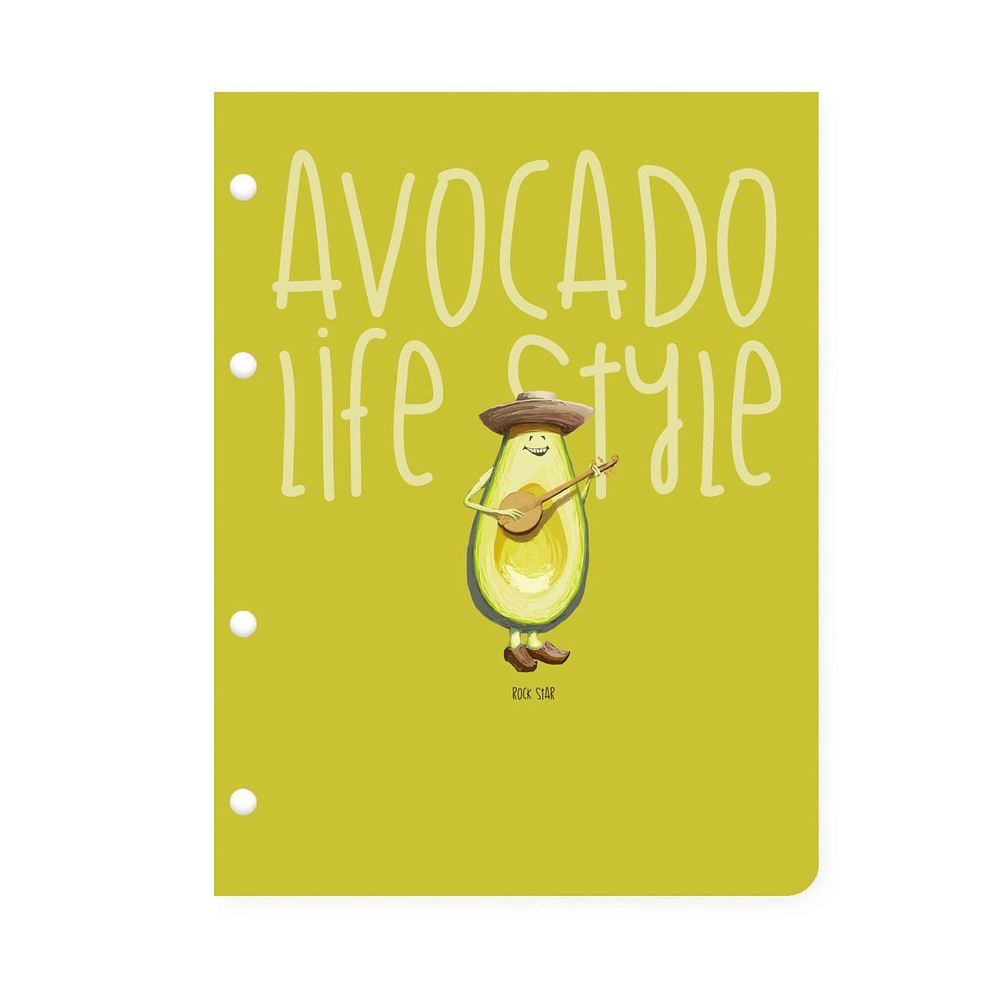 Разделитель листов на кольцах А5 4л. "AVOCADO STYLE" (Альт)