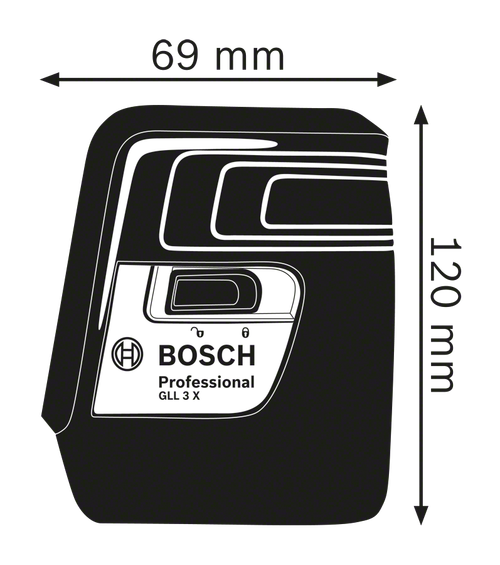 Линейный лазерный нивелир BOSCH GLL 3 X 0601063CJ0