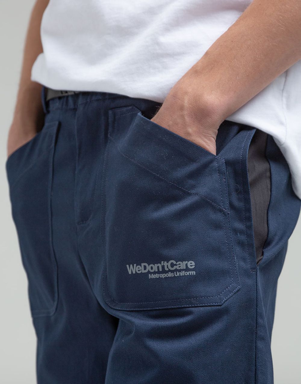 Брюки We Don’t Care Twill Front Pockets Pants Navy
