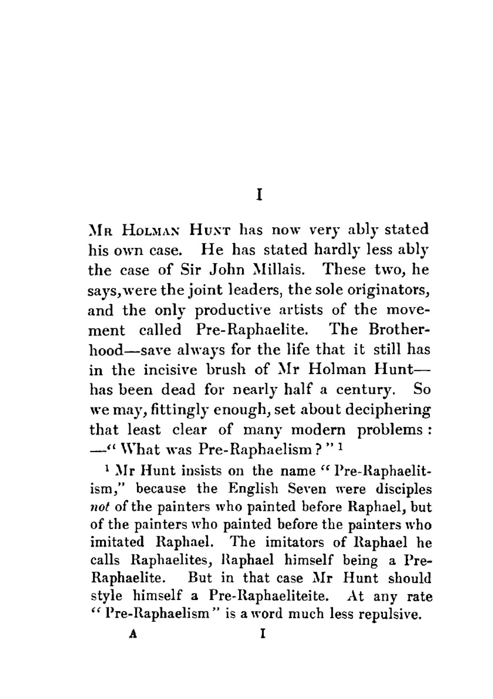The Pre-Raphaelite Brotherhood. A Critical Monograph | Ford Madox Hueffer