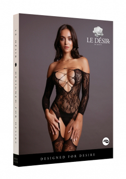 Кетсьюит Criss Cross Neck Bodystocking