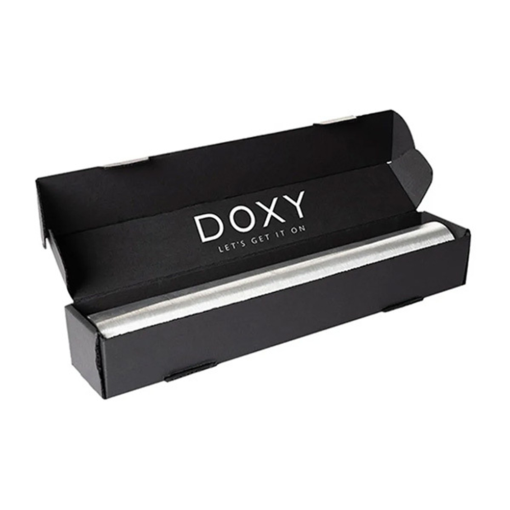 Синий беспроводной вибратор-вонд 28см Doxy Die Cast 3R Massage Wand Blue Flame